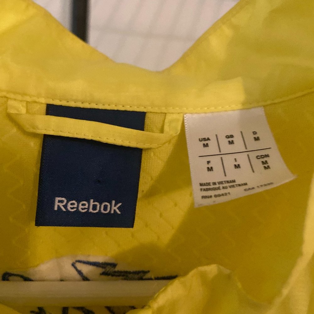 Yellow Reebok Windbreaker - Picture 3 of 7